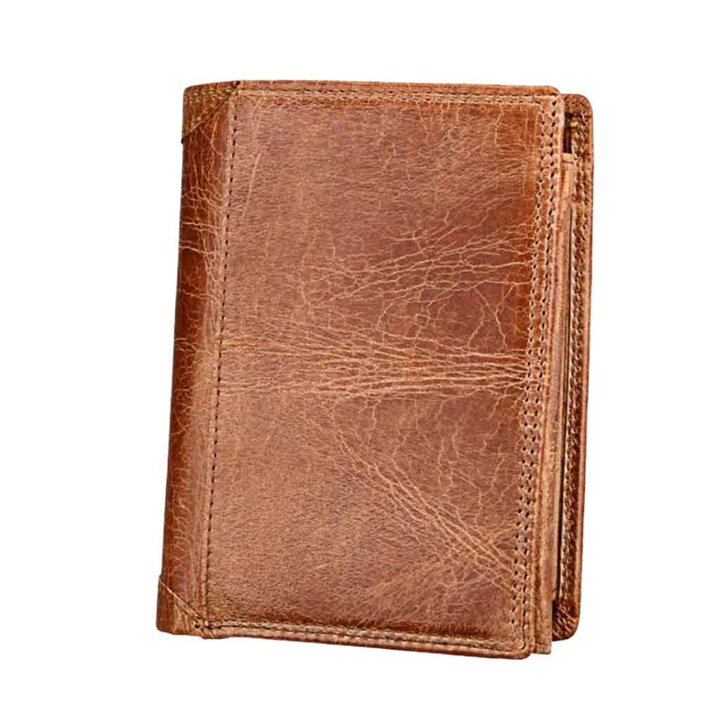 Billeteras Hombre Cuero Con Monedero