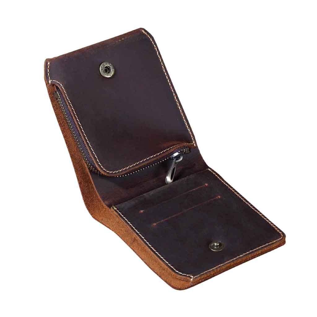 Billeteras Tarjetero Hombre Cuero Natural