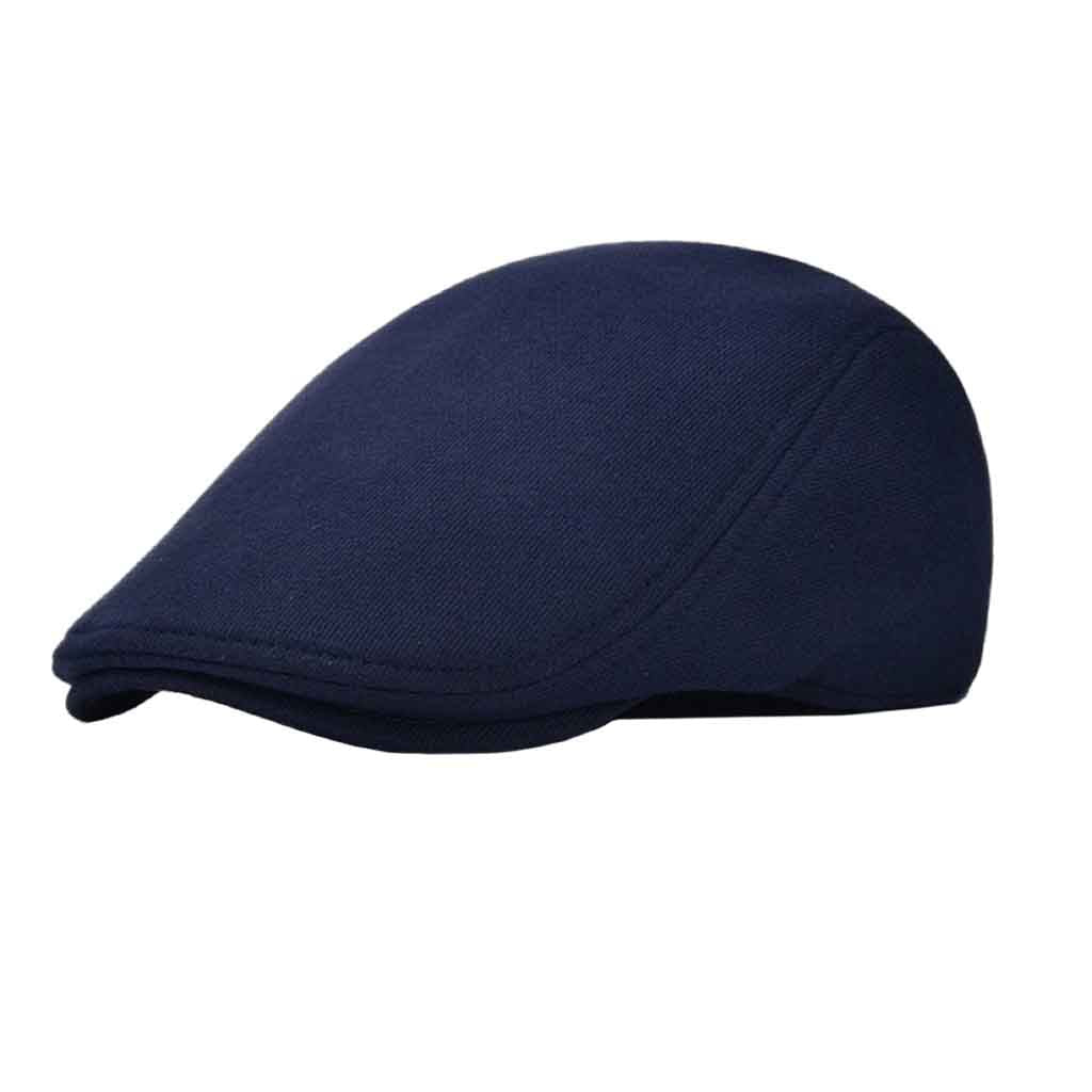 Gorro Plano Boina Plana Unisex En Algodón Moderno