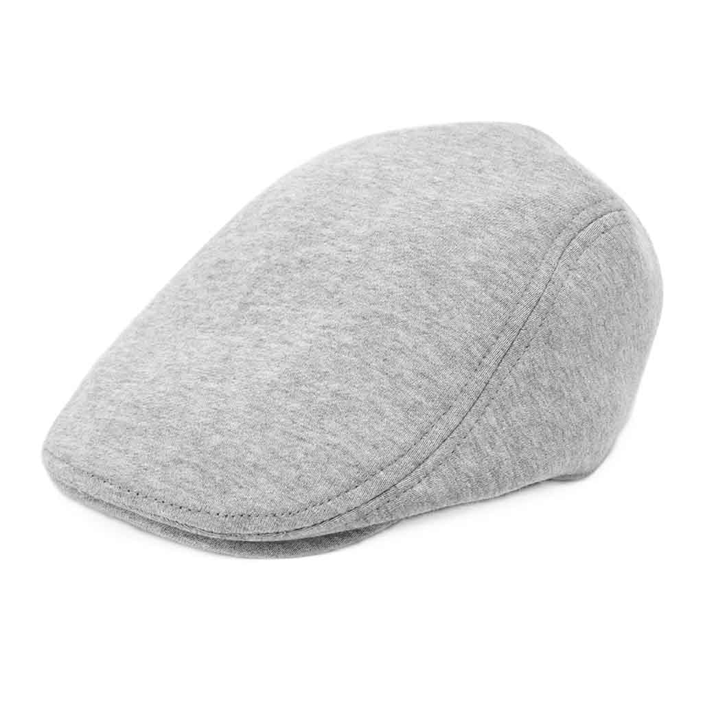 Gorro Estilo Boina Gris Claro