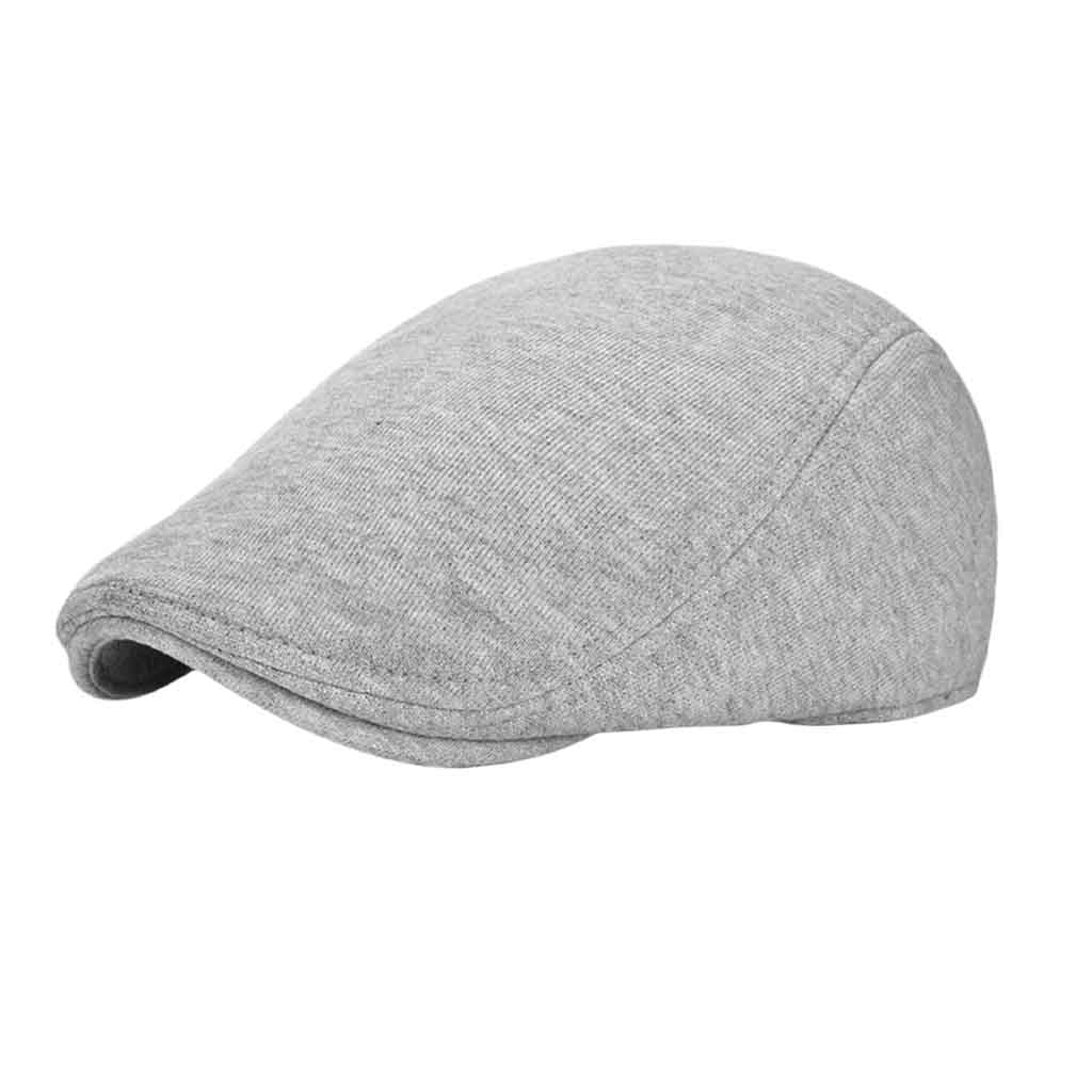 Gorro Estilo Boina Gris Claro