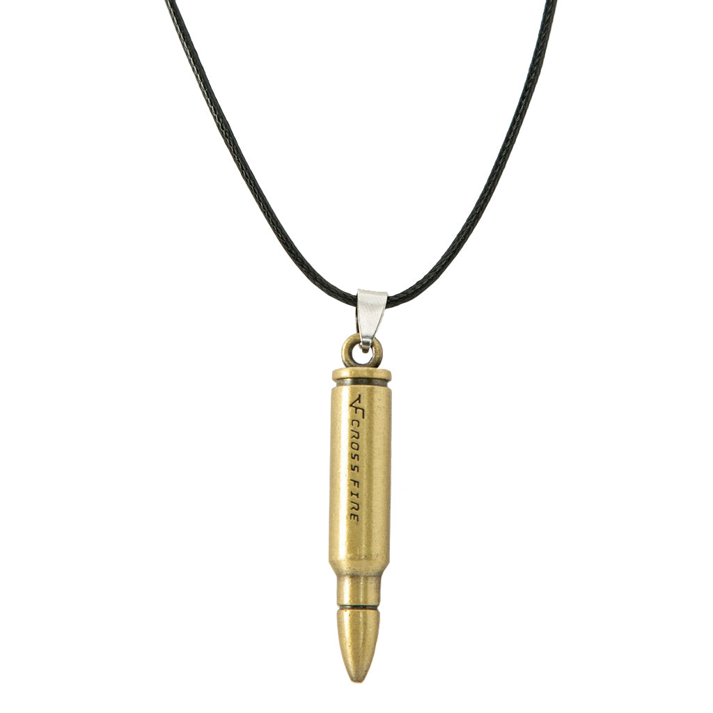 Collar Con Dije De Bala Hombre Mujer Juvenil