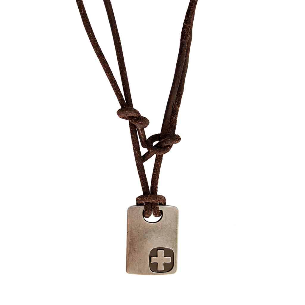 Collar Mujer Collares Colgantes Hombre Placa Cruz