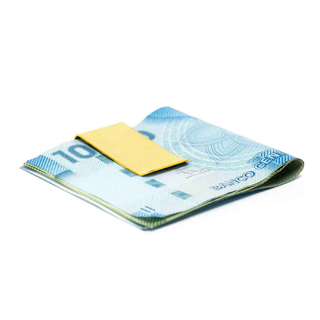 Clip De Billete De Lujo Dorado