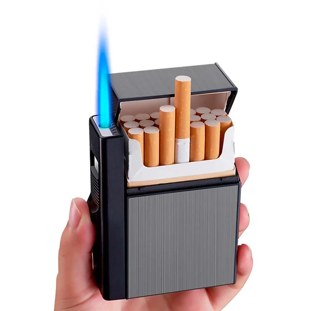 Cigarrera Hombre Mujer Soplete + Recarga Gas Ronson 300ml