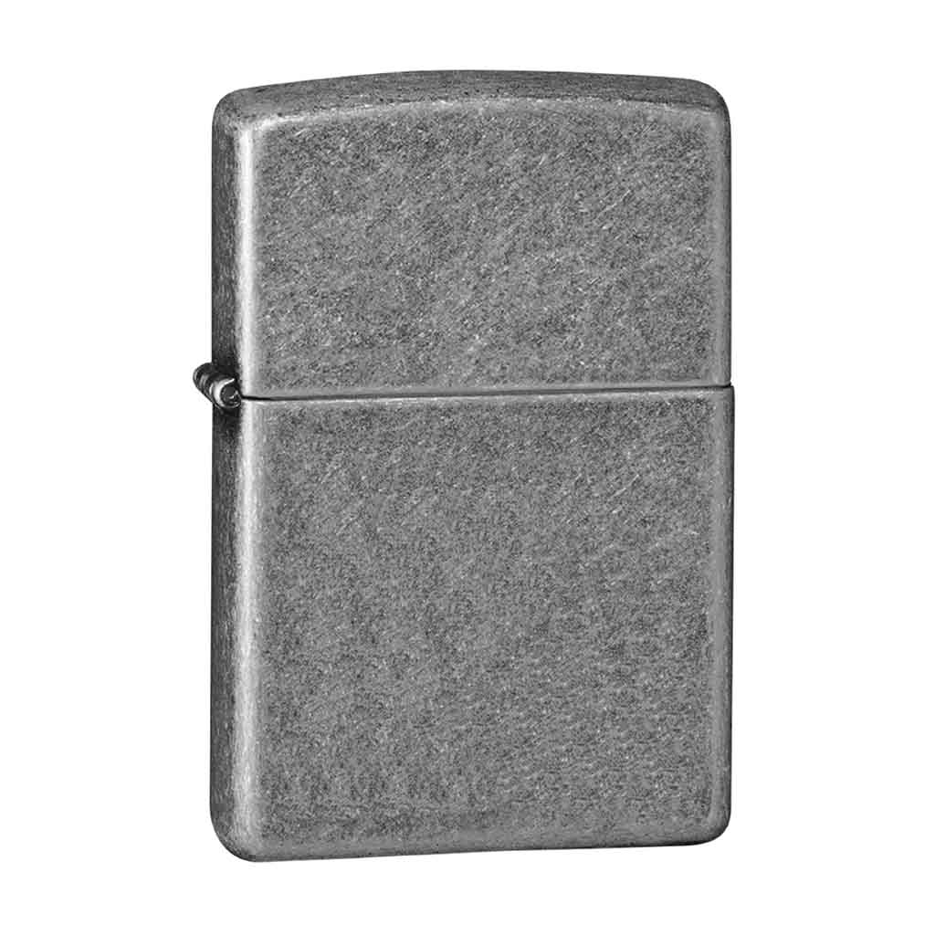 Encendedor Zippo Lighter Antique Silver Plate Plata