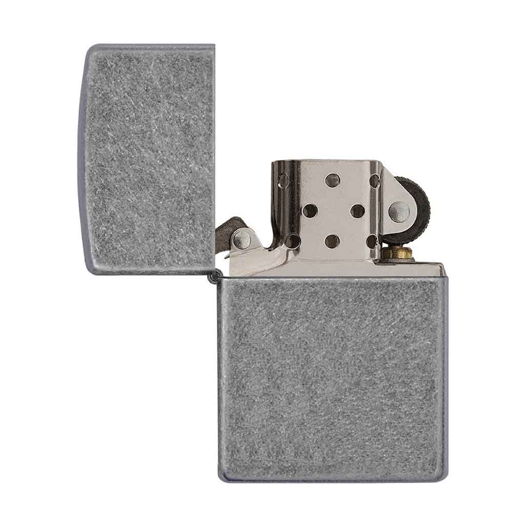 Encendedor Zippo Lighter Antique Silver Plate Plata