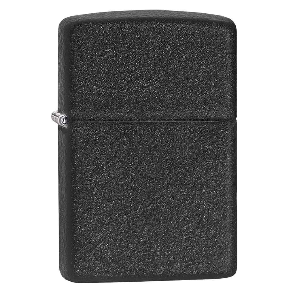 Encendedor Zippo Lighter Black Crackle Negro