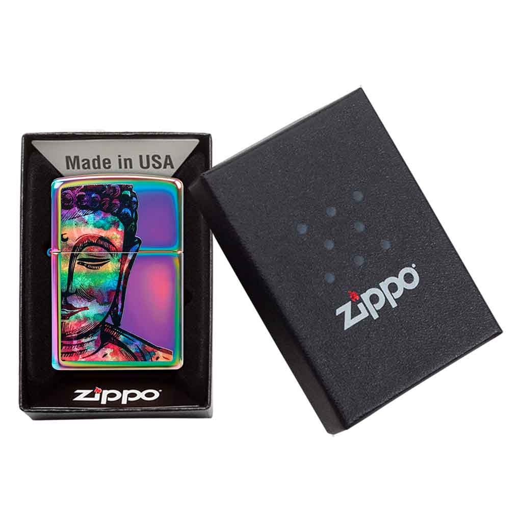 Encendedor Zippo Lighter Bright Buddha Design