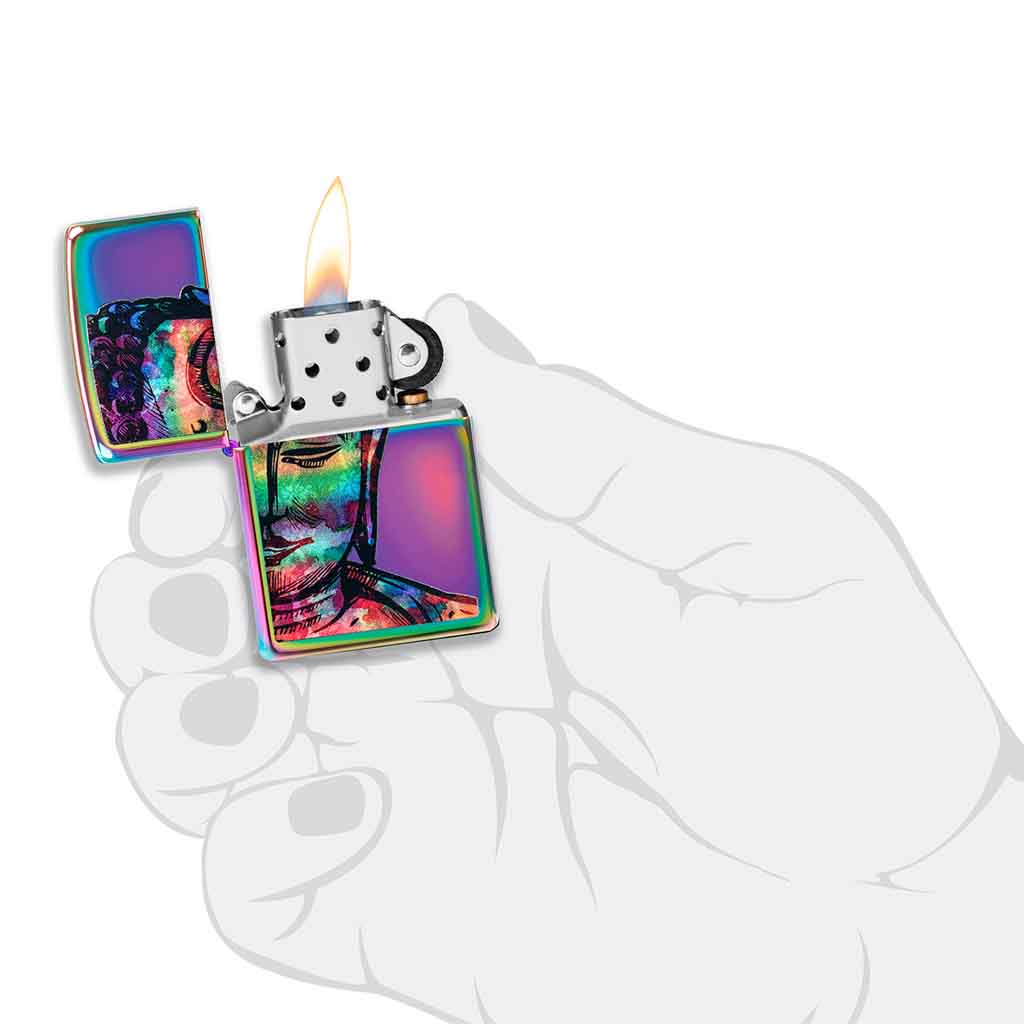 Encendedor Zippo Lighter Bright Buddha Design
