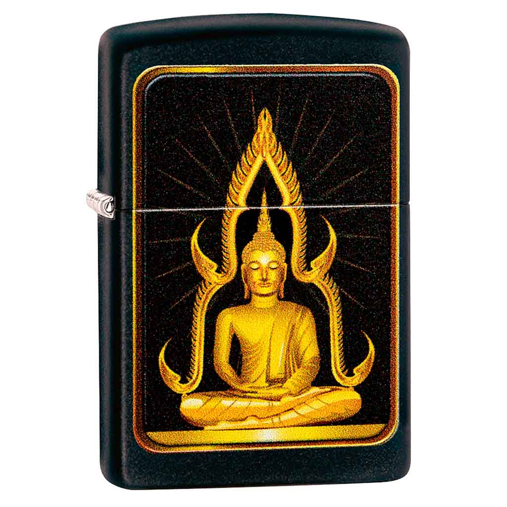 Encendedor Zippo Lighter Buddha Matte Impreso