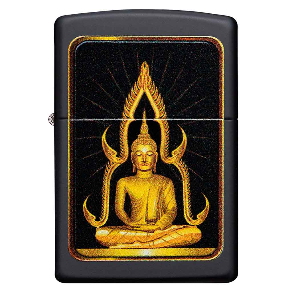 Encendedor Zippo Lighter Buddha Matte Impreso