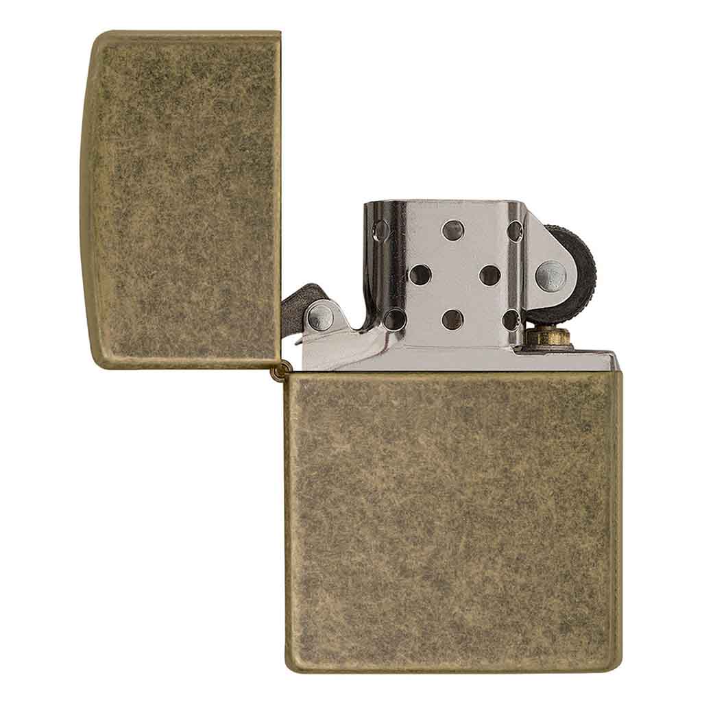 Encendedor Zippo Lighter Classic Antique Brass Bronce