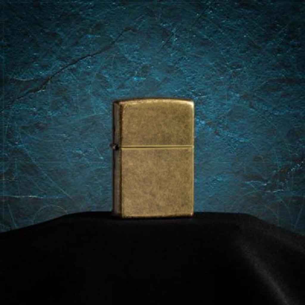 Encendedor Zippo Lighter Classic Antique Brass Bronce