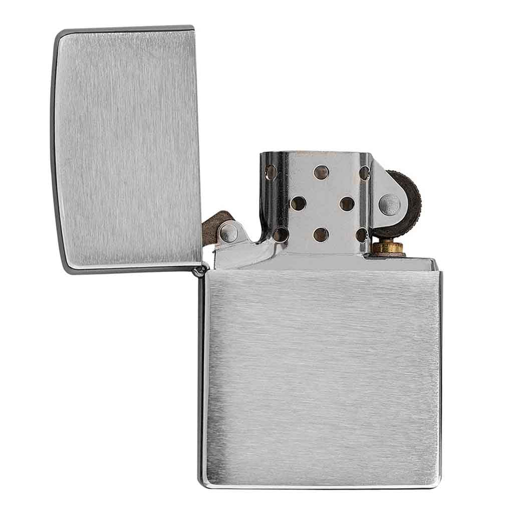 Encendedor Zippo Lighter Classic Brushed Chrome