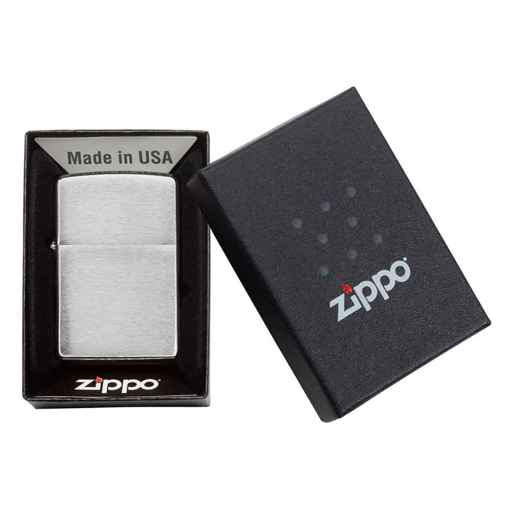 Encendedor Zippo Lighter Classic Brushed Chrome