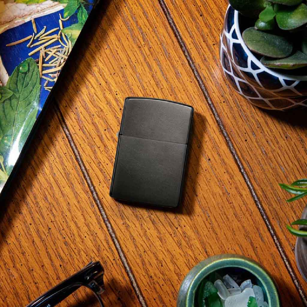 Encendedor Zippo Lighter Classic Grey Dusk Gris