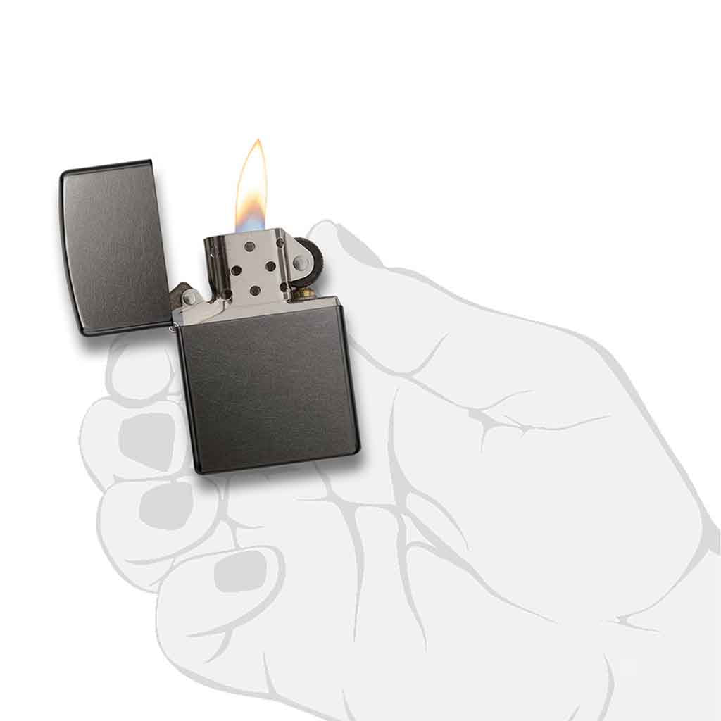 Encendedor Zippo Lighter Classic Grey Dusk Gris
