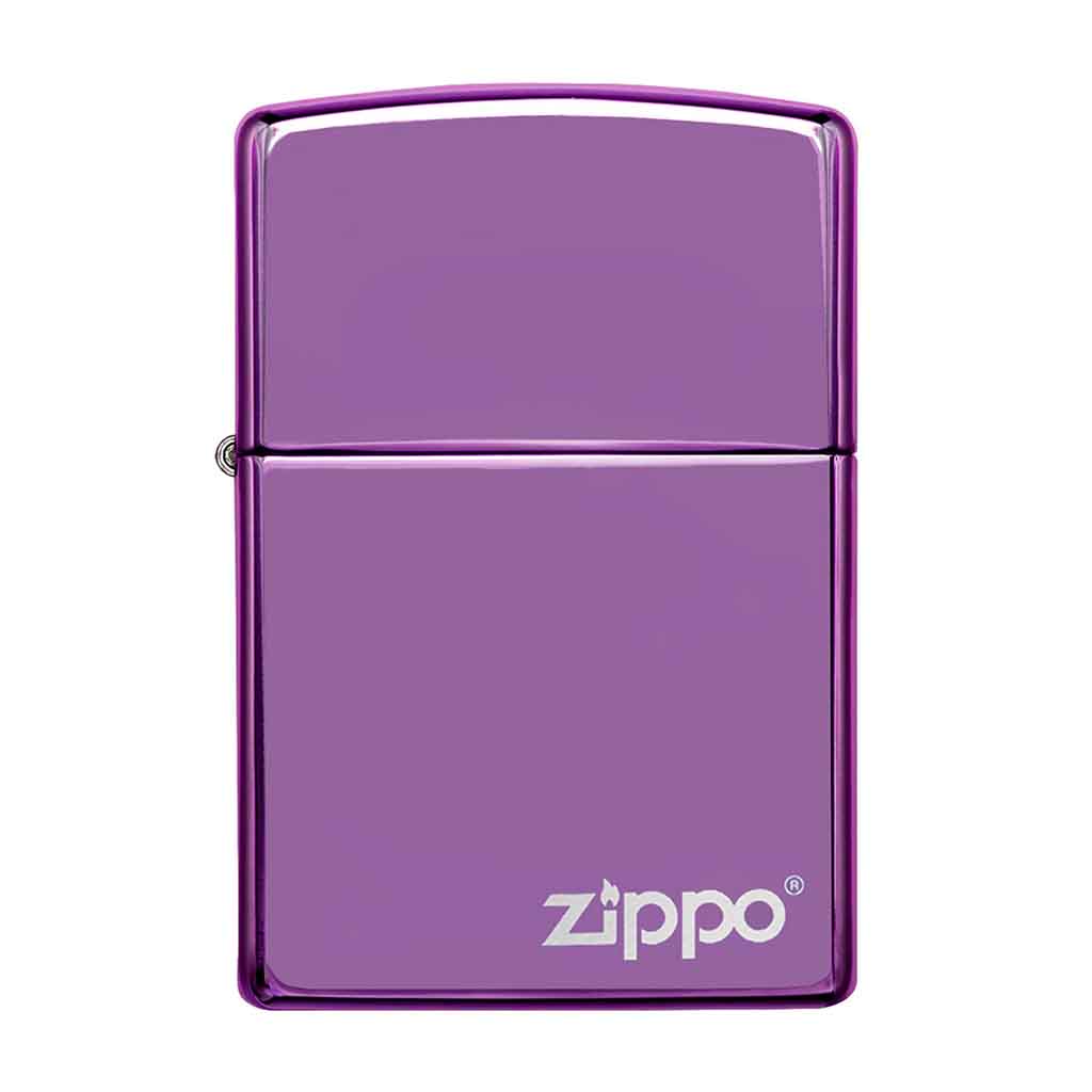 Encendedor Zippo Lighter Classic High Polish Purple Morado