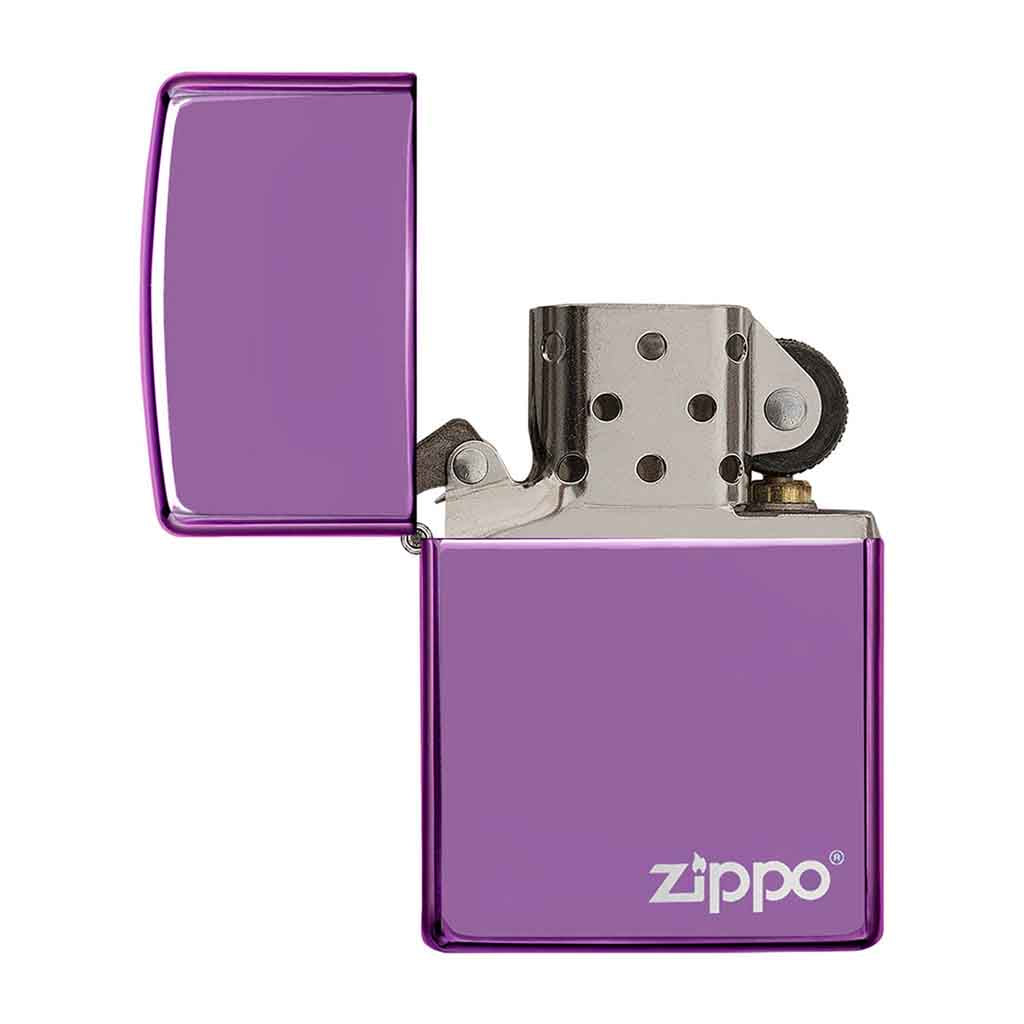 Encendedor Zippo Lighter Classic High Polish Purple Morado