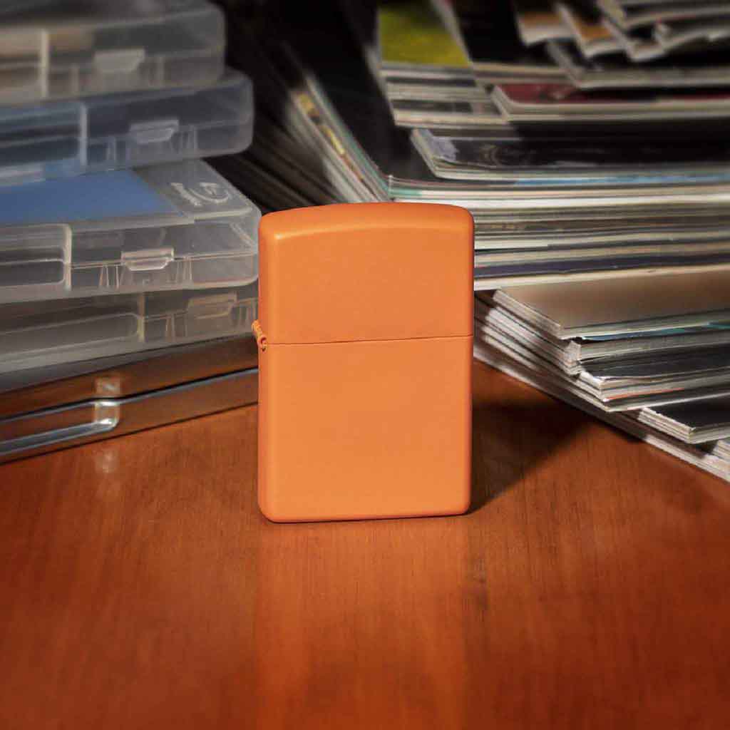 Encendedor Zippo Lighter Classic Orange Matte Naranja