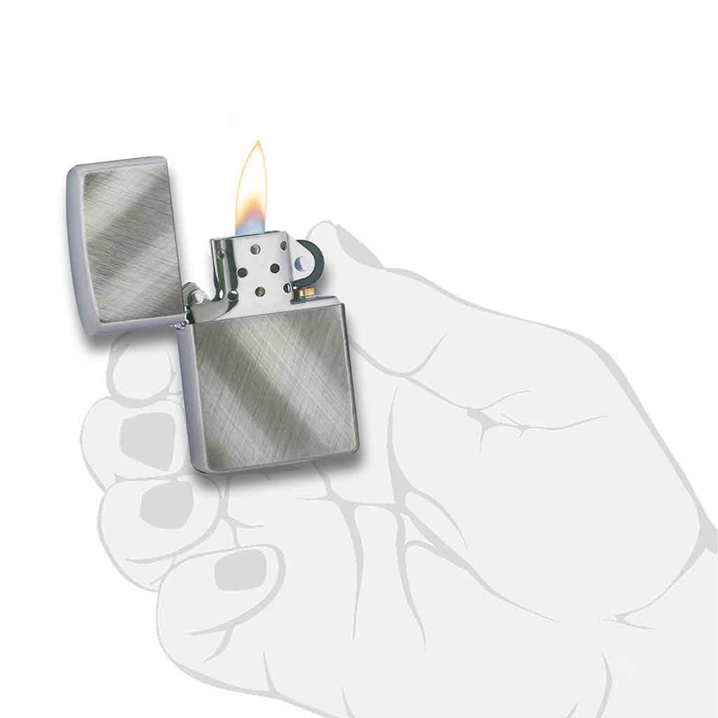 Encendedor Zippo Lighter Classical Diagonal Weave