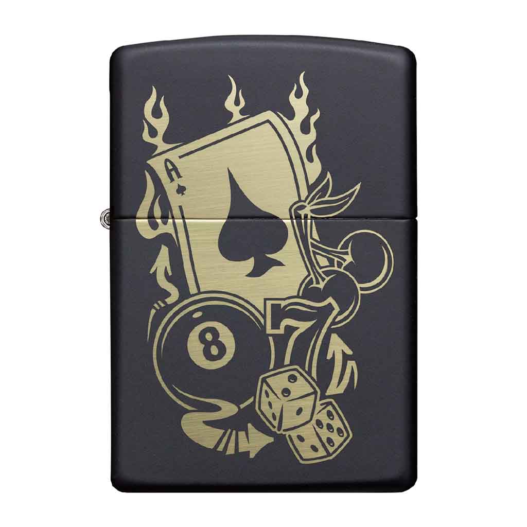 Encendedor Zippo Lighter Gambling Design
