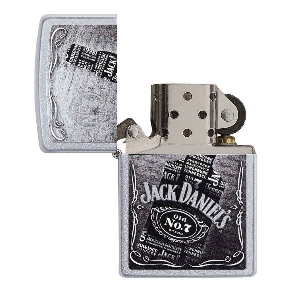 Encendedor Zippo Lighter Jack Daniel’s Bottle Plata