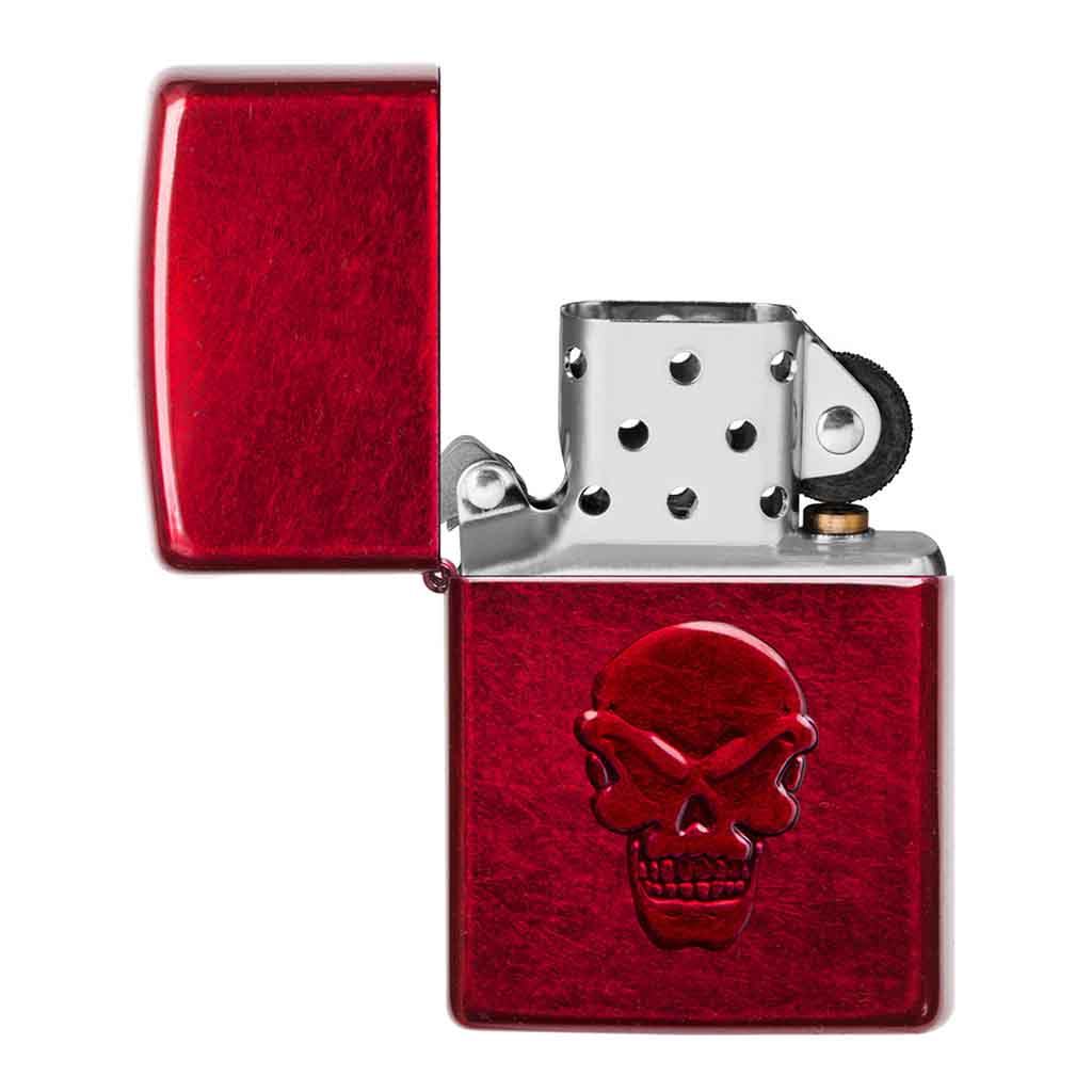 Encendedor Zippo Lighter Red Doom Rojo Calavera
