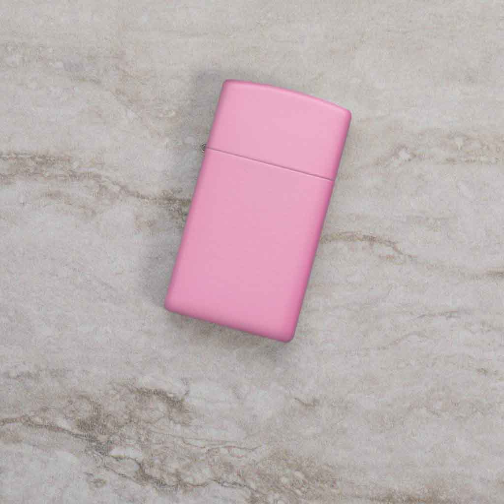 Encendedor Zippo Lighter Slim Pink Matte Rosa