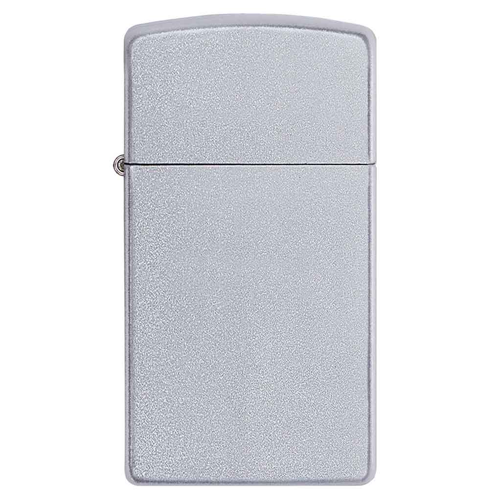 Encendedor Zippo Lighter Slim Satin Chrome Plateado