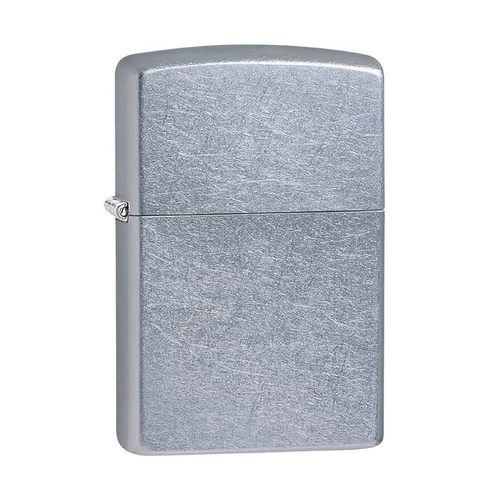 Encendedor Zippo Lighter Street Chrome Plateado