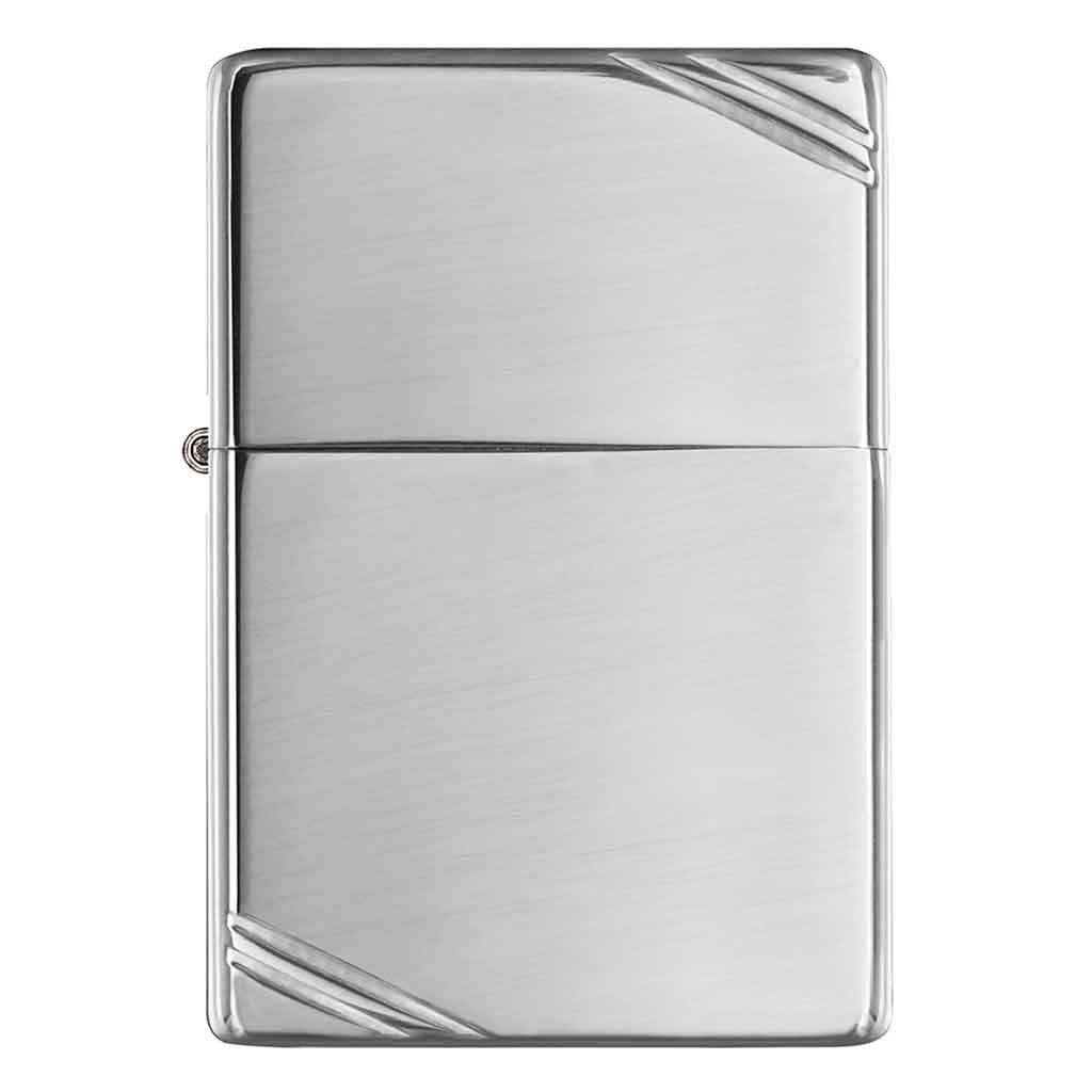 Encendedor Zippo Lighter Vintage Slashes High Polish Chrome