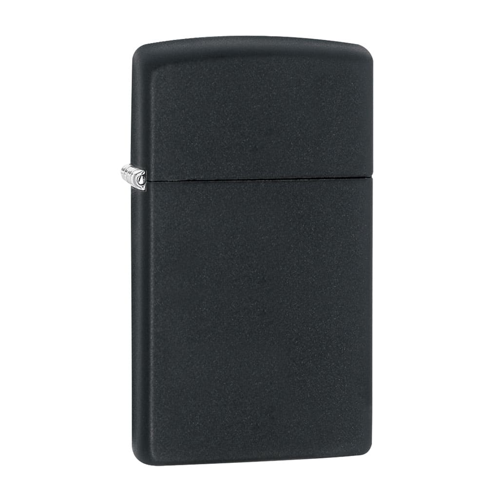 Encendedor Zippo Lighter Slim Black Matte Negro