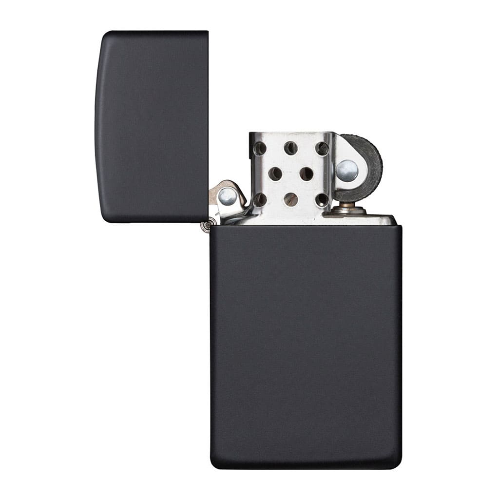 Encendedor Zippo Lighter Slim Black Matte Negro