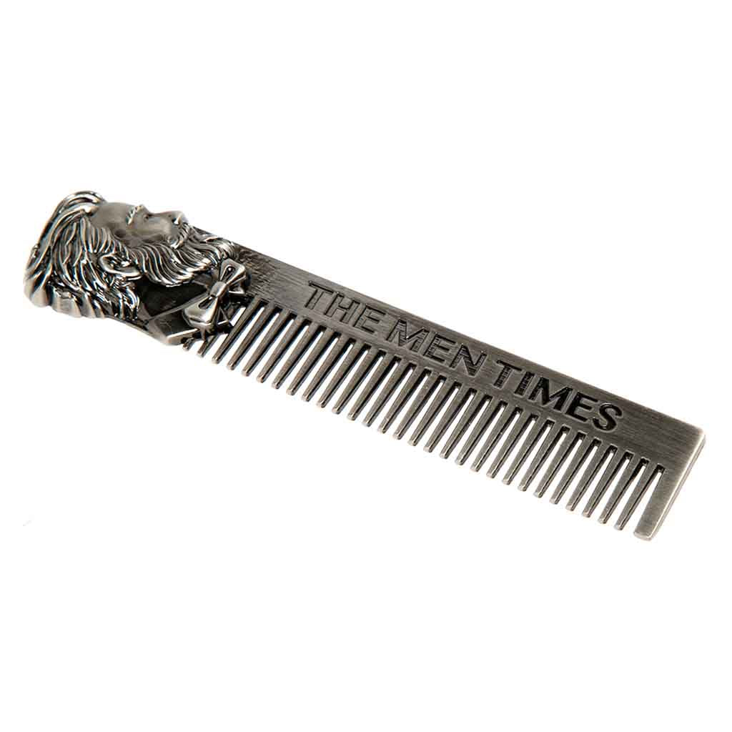 Estuche Barbería Kit Barba Cepillo Peine Tijera Peluqueria