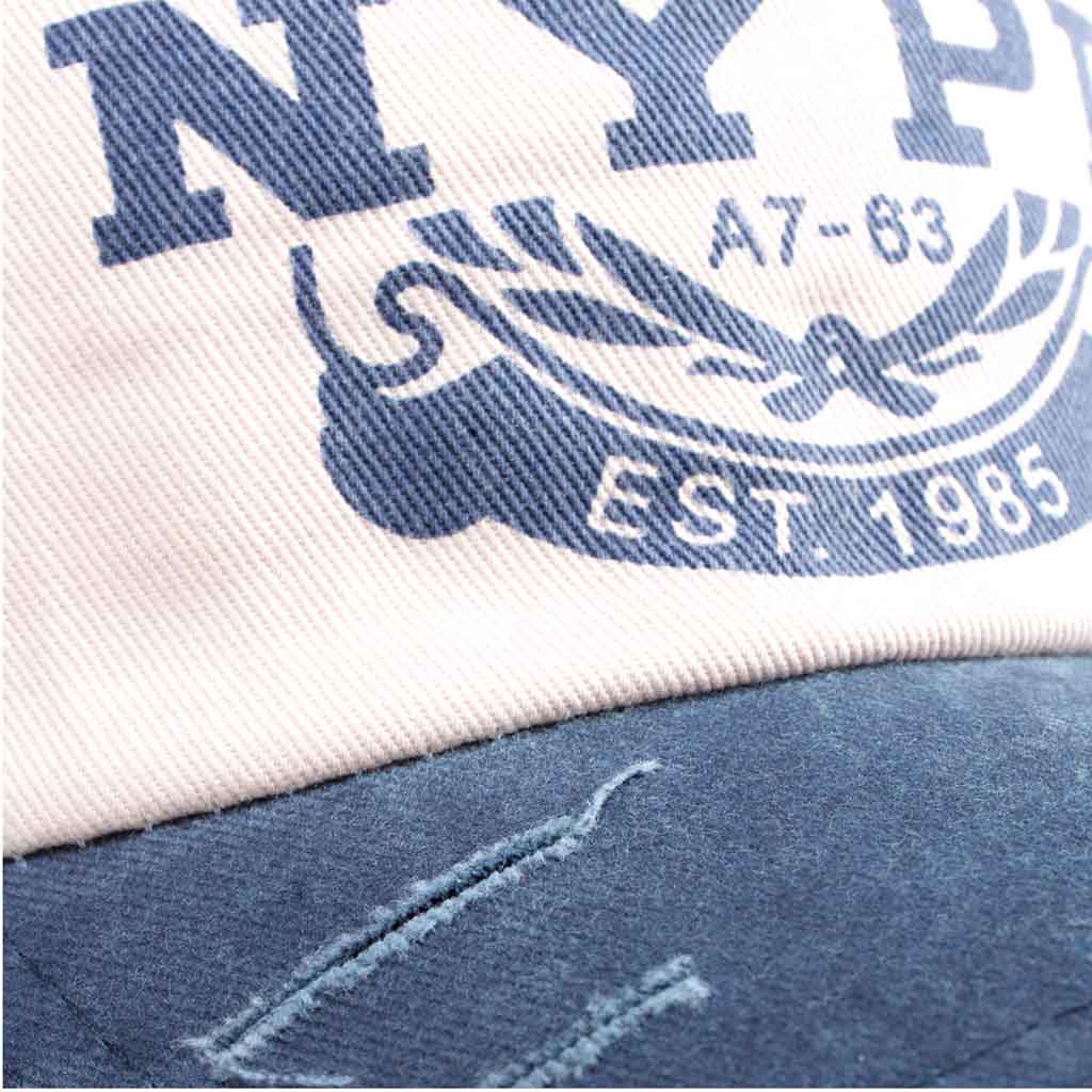 Jockey Rojo Hombre Gorros Mujer NYPD Azul Prelavado