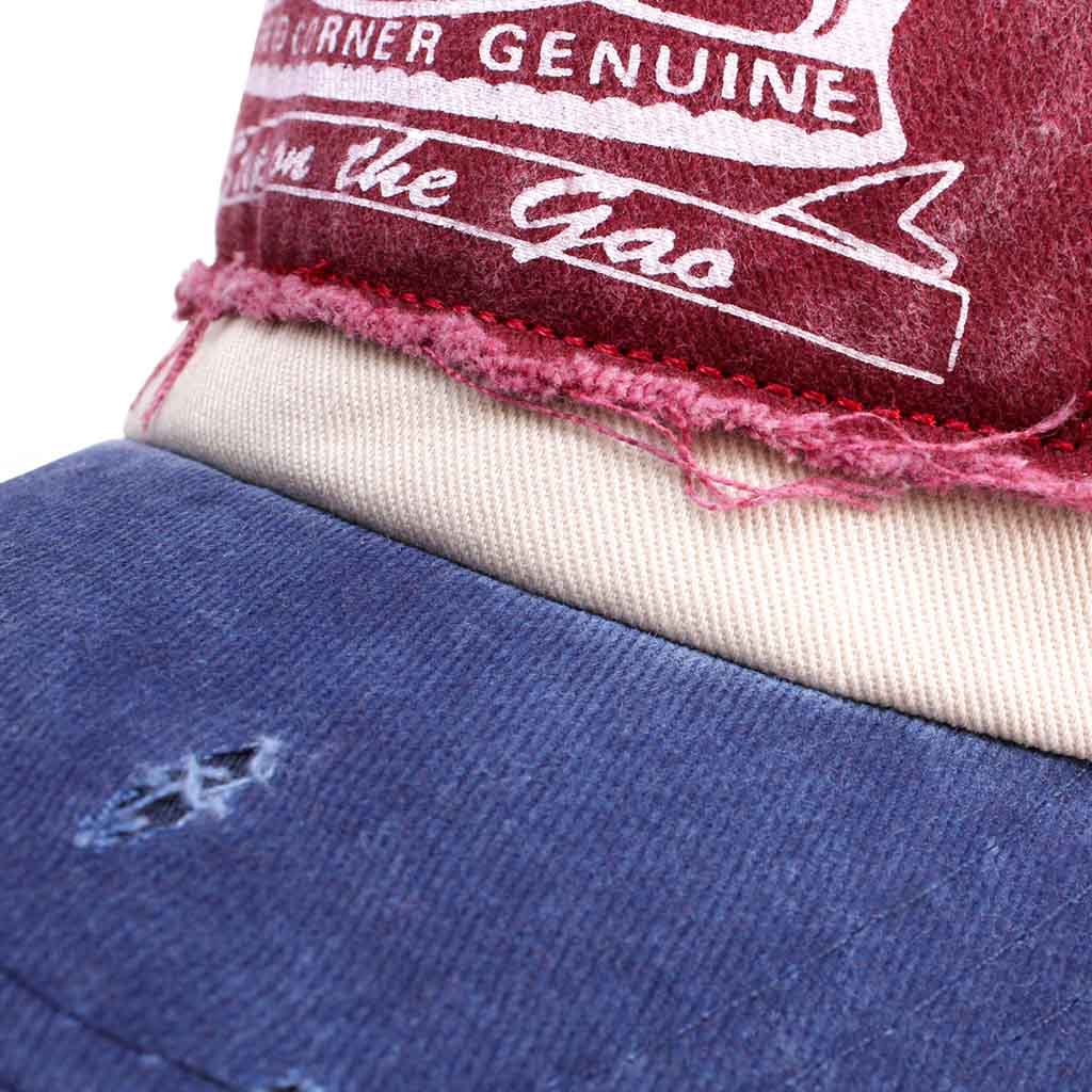 Jockey Rojo Hombre Prelavado Gorros Mujer Azul Motors Racing