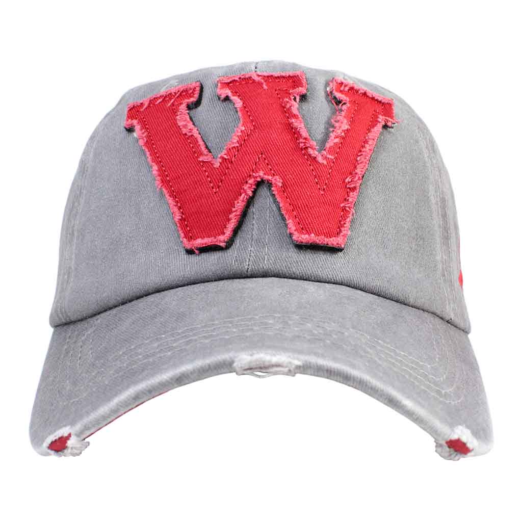 Jockey Hombre Mujer Gorros W Gris Rojo