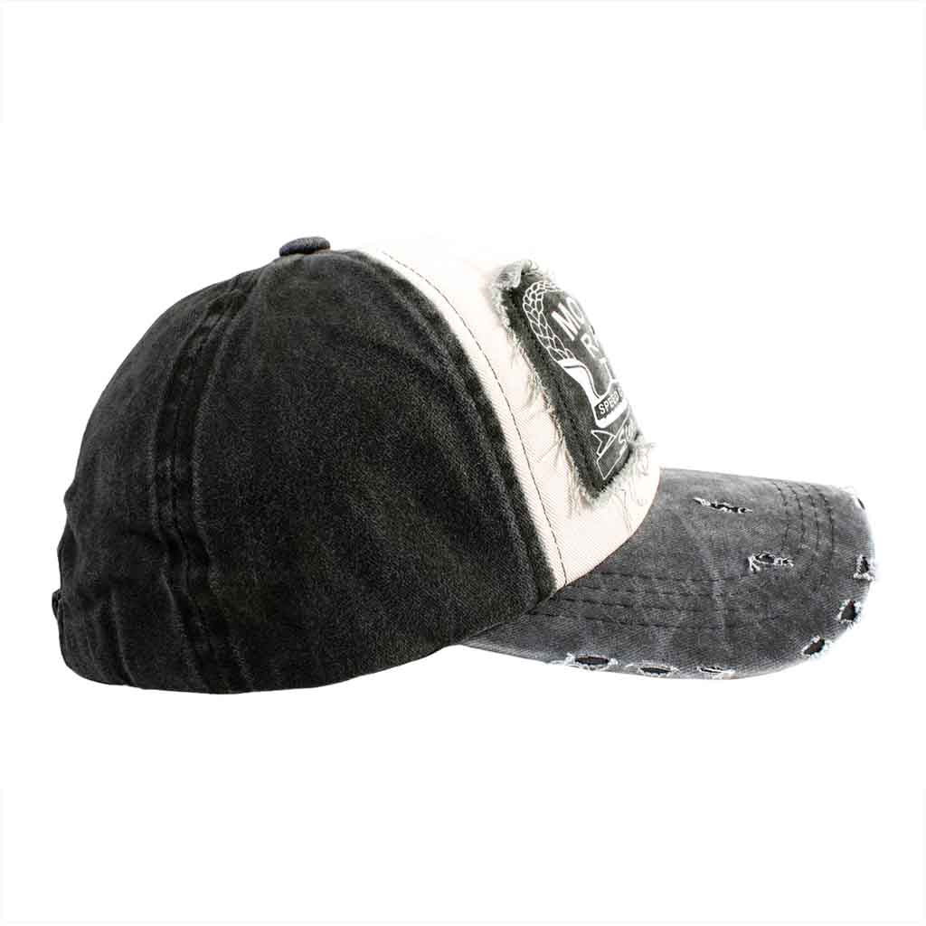 Jockey Hombre Negro Prelavado Gorros Mujer Motors Racing