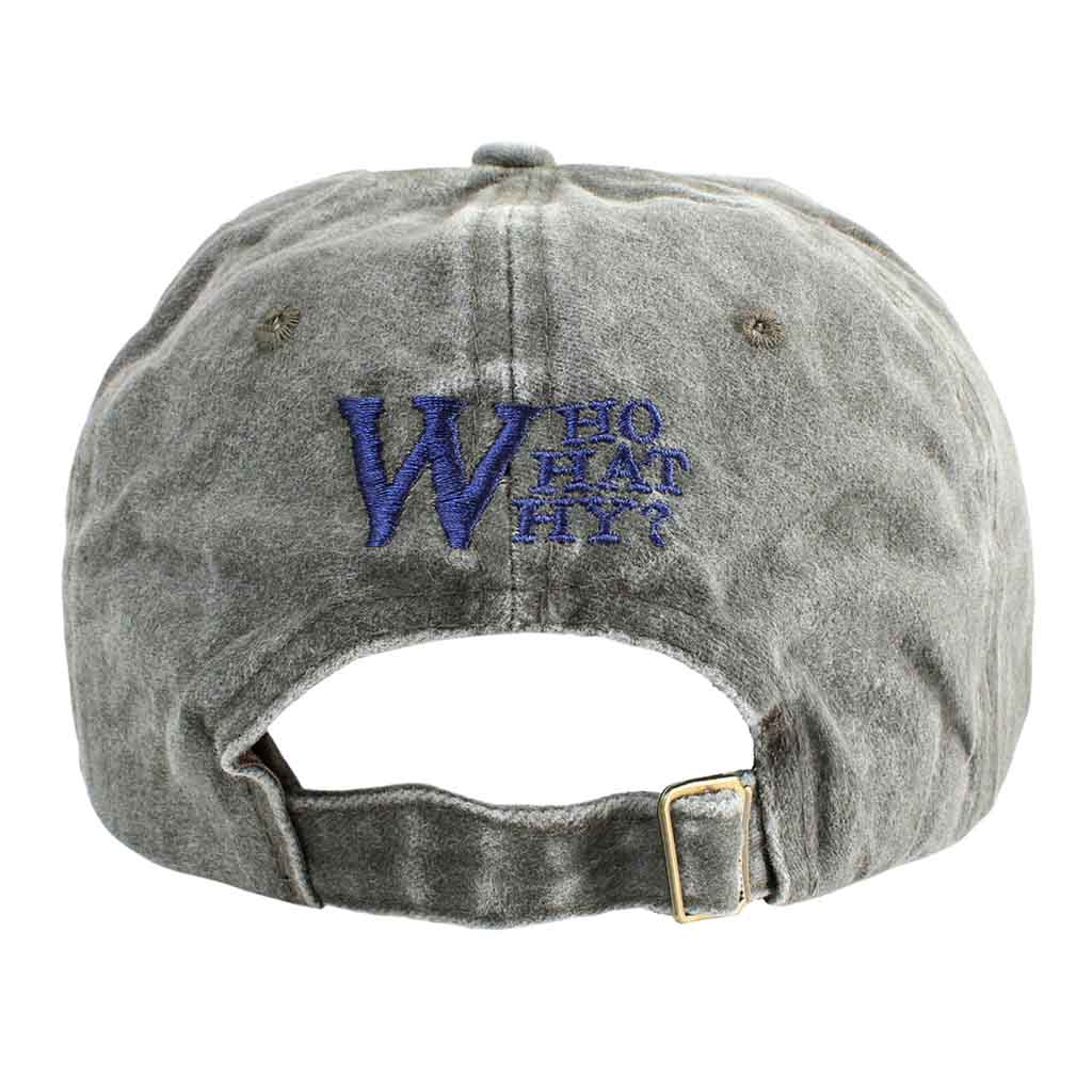 Jockey Hombre Mujer Gorros W Prelavado Gris Azul