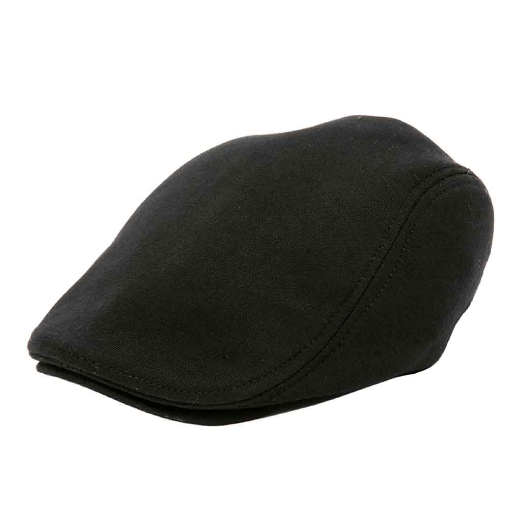 Gorro Boina Negra Plano Tradicional