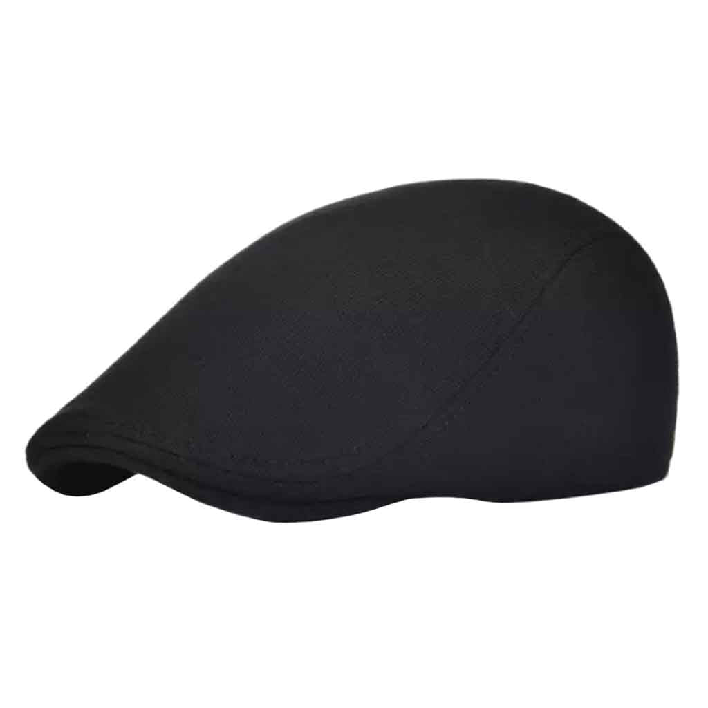 Gorro Boina Negra Plano Tradicional