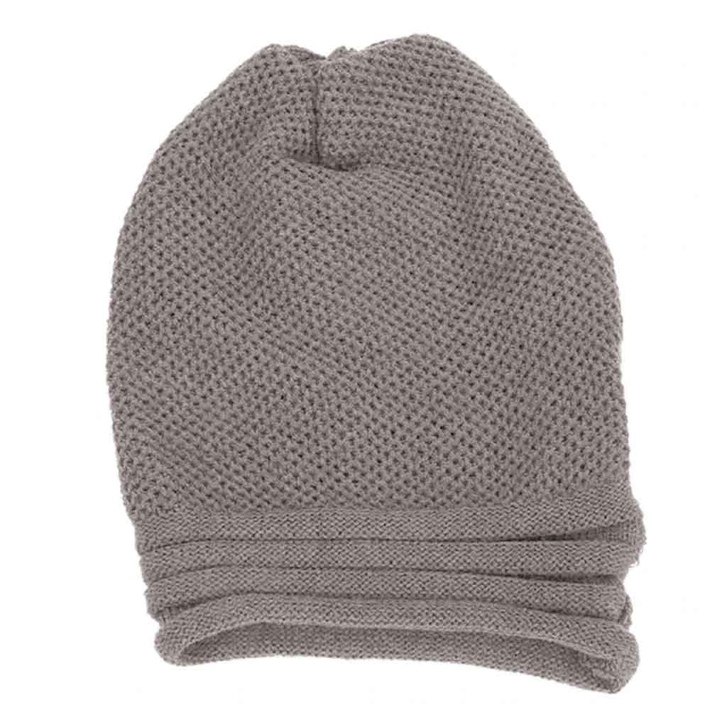 Gorro Diseño con Relieve Color Gris