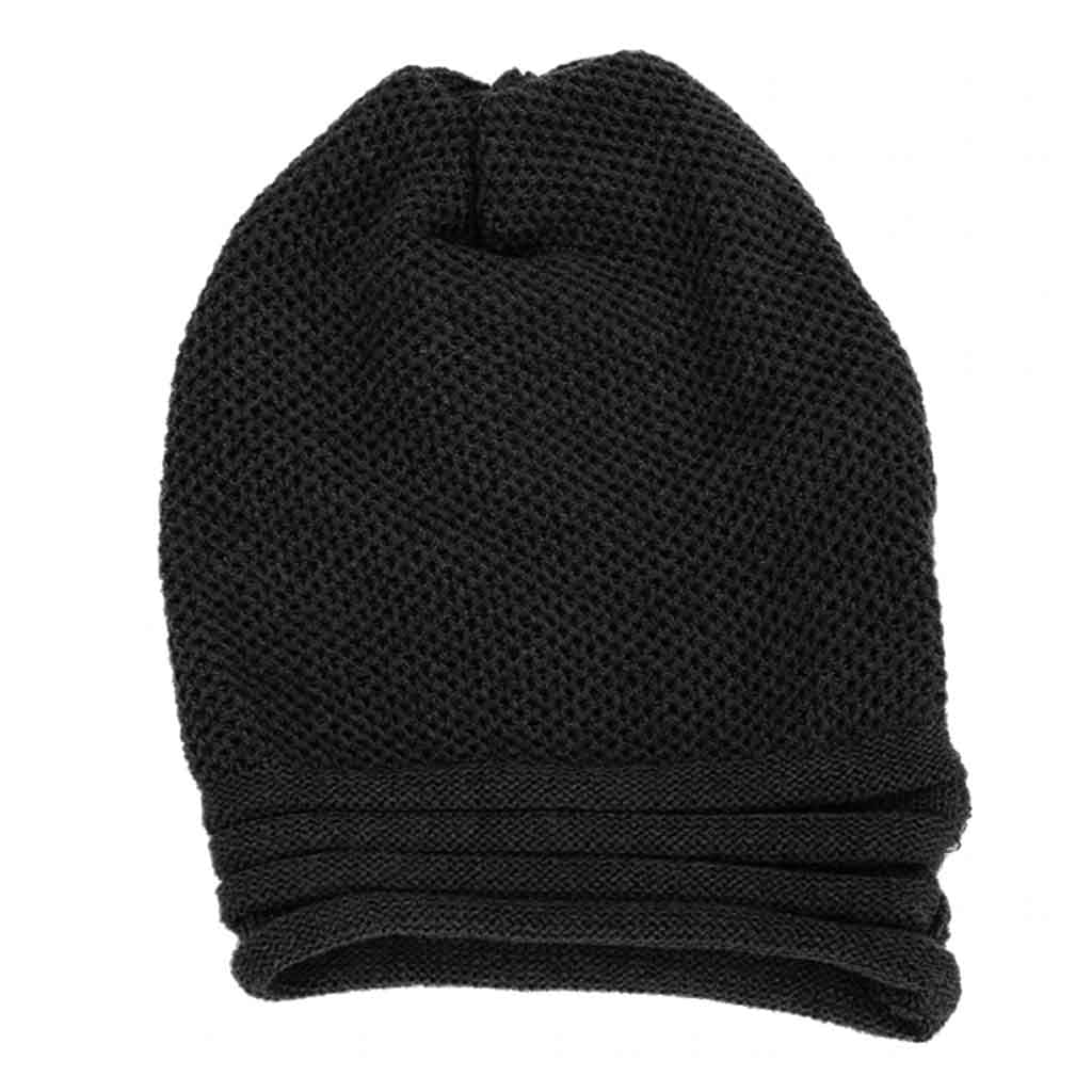 Gorro Diseño con Relieve Color Negro