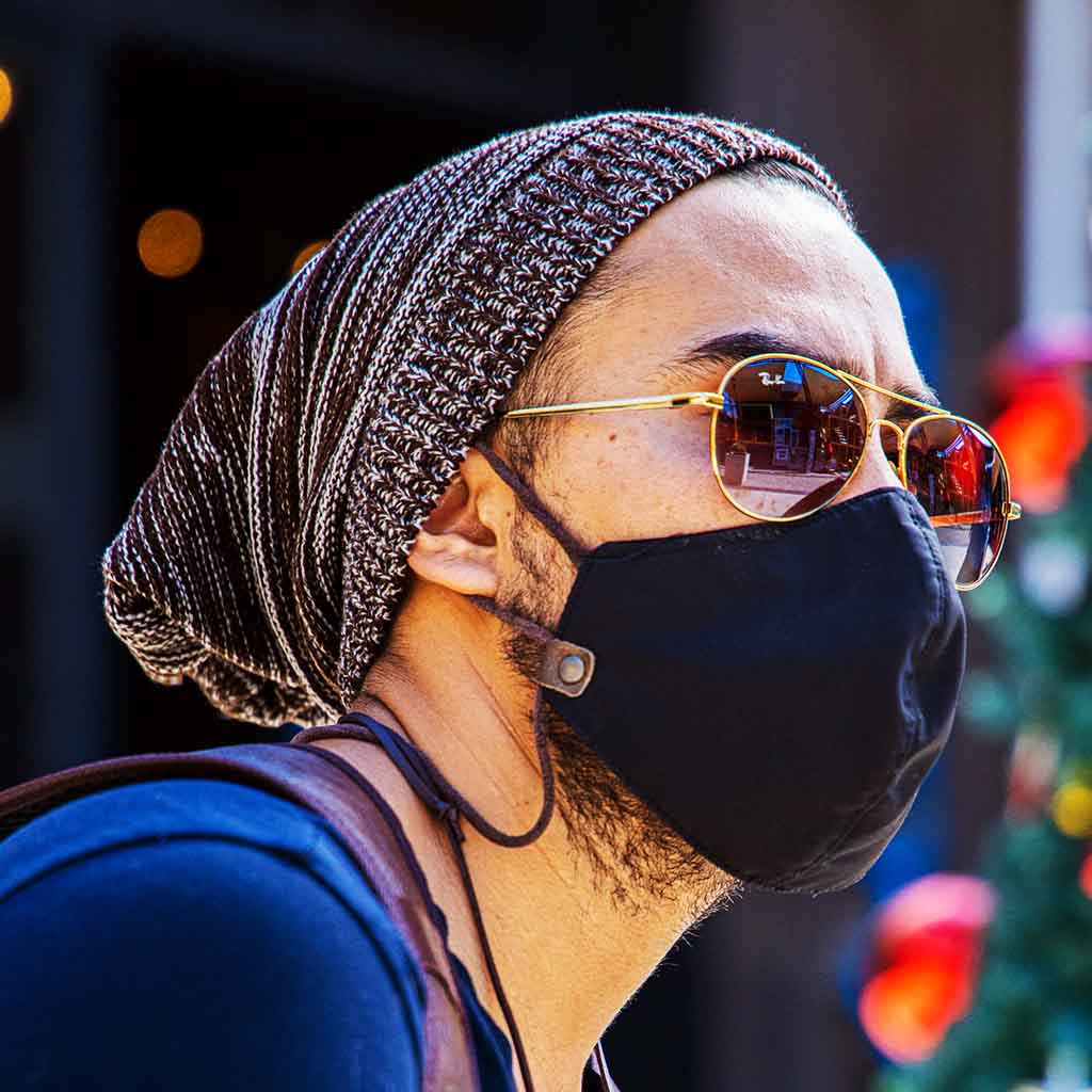 Gorro Modelo Abrigado Beige con Café