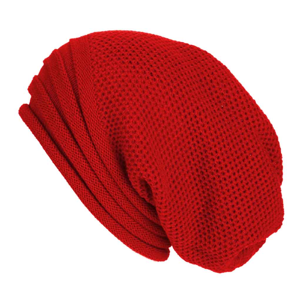 Gorro Diseño con Relieve Color Rojo