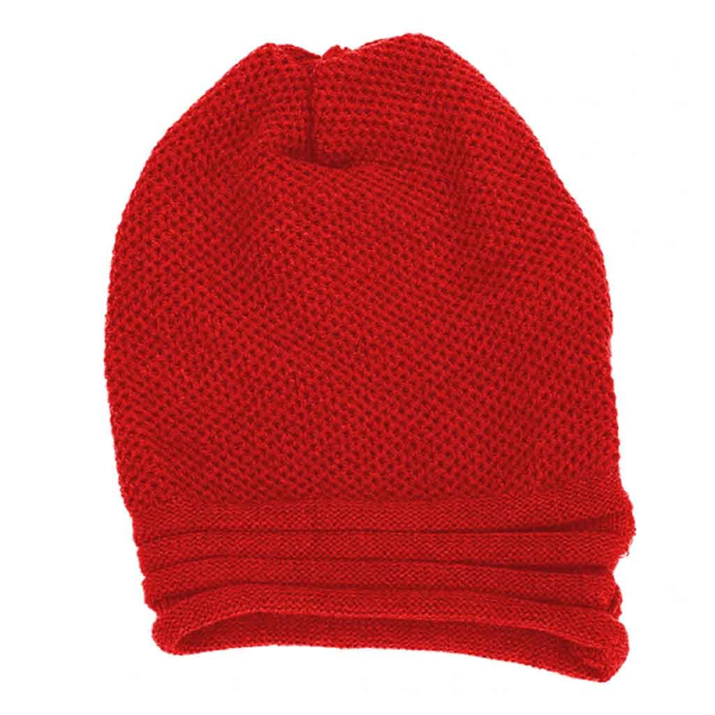 Gorro Diseño con Relieve Color Rojo
