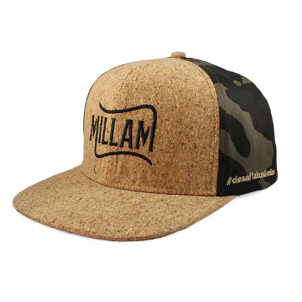 Jockey Gorras Hombre Corcho Plana Militar Millam