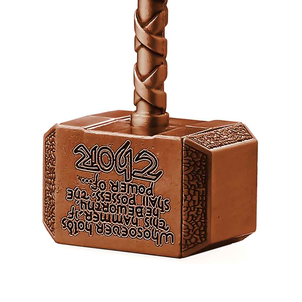 Llavero Martillo de Thor Marvel Metálico Bronce